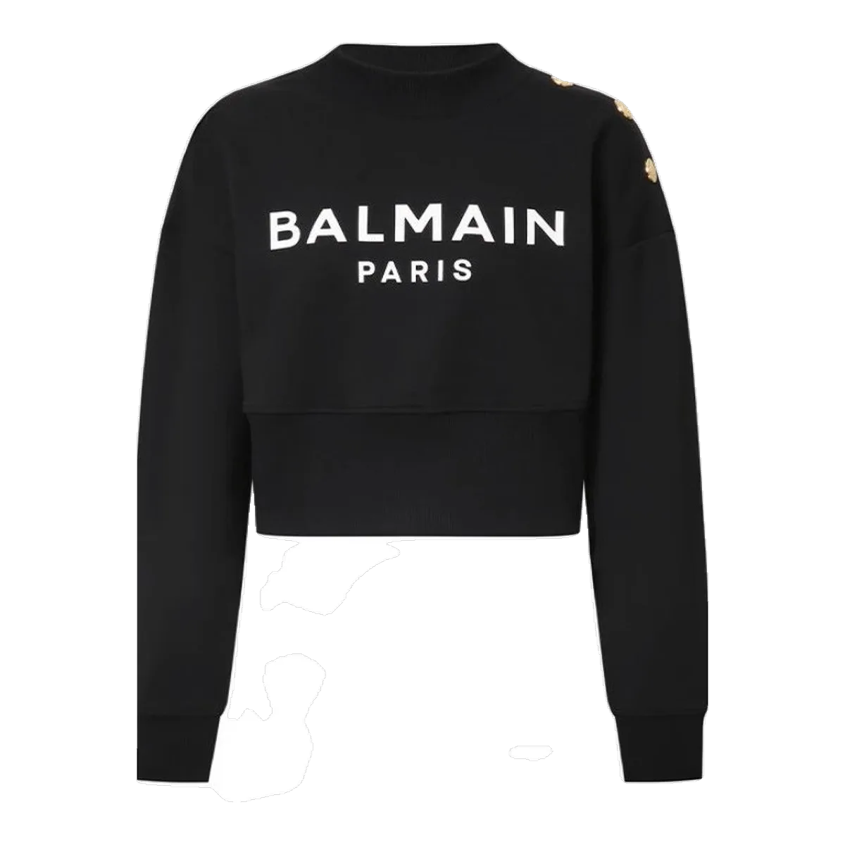 Balmain Logo Sweatshirt Black