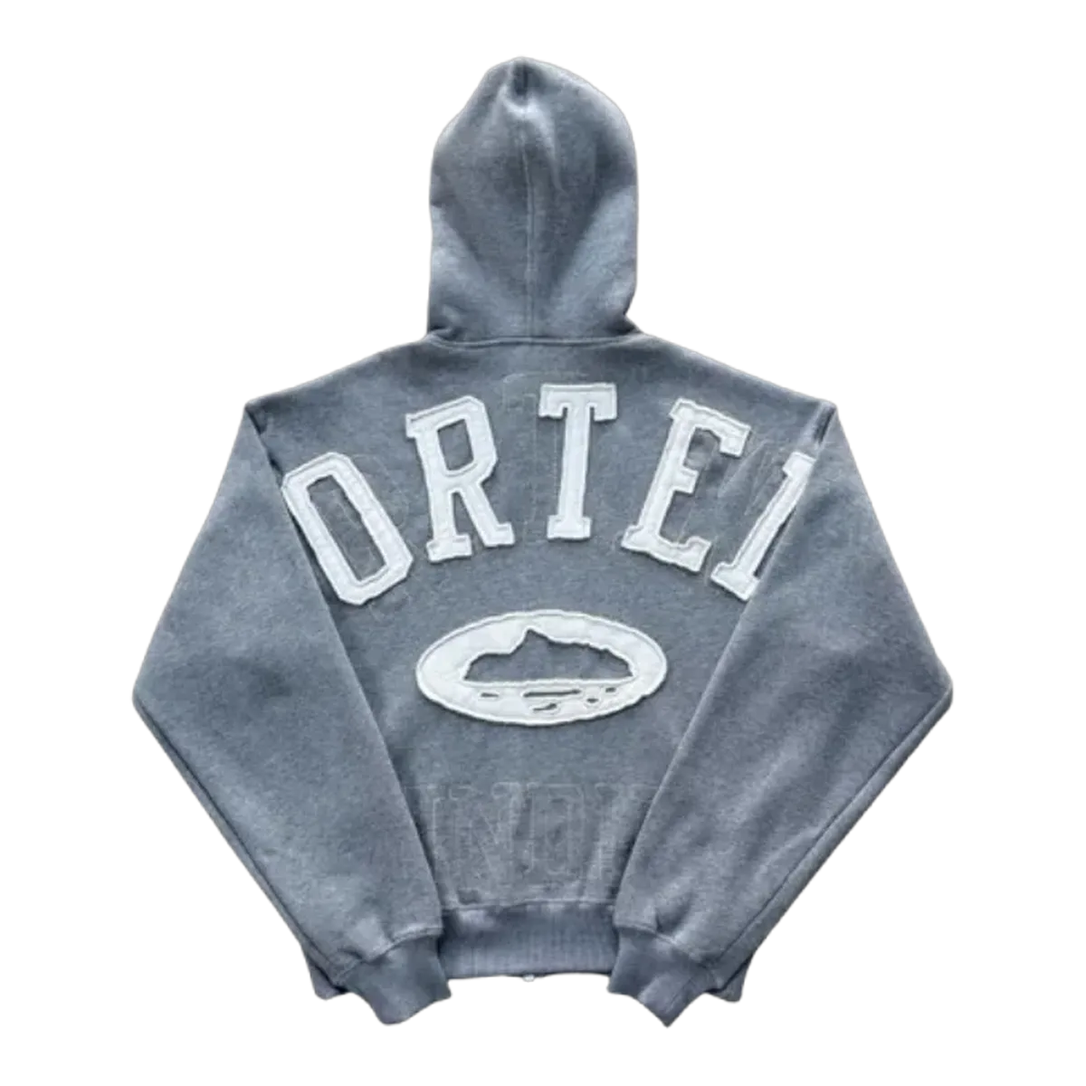 Corteiz Grey Alcatraz Hoodie