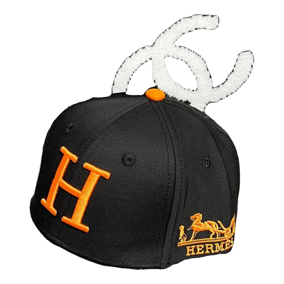 Hermes Cap Black