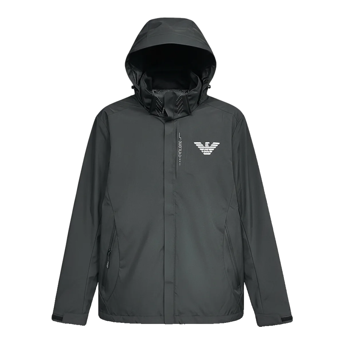Armani Hooded Jacket Grey