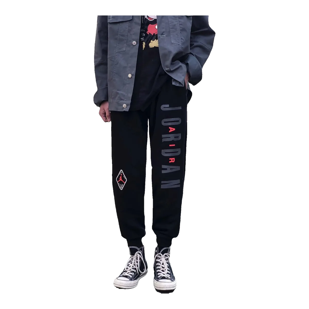 Jordan Black Cargo Joggers