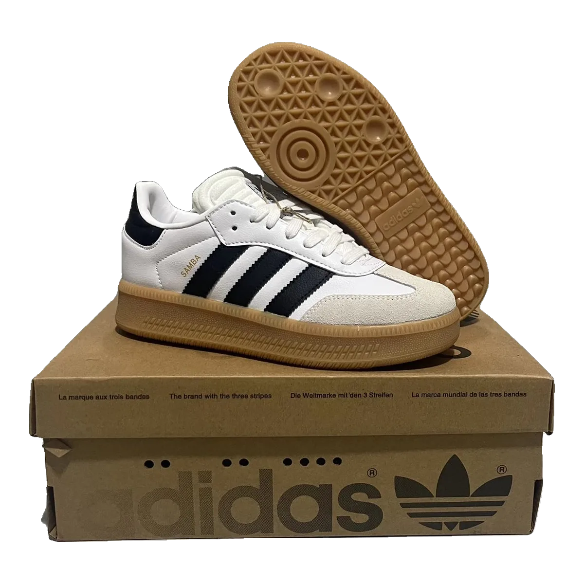 Adidas Samba White Black