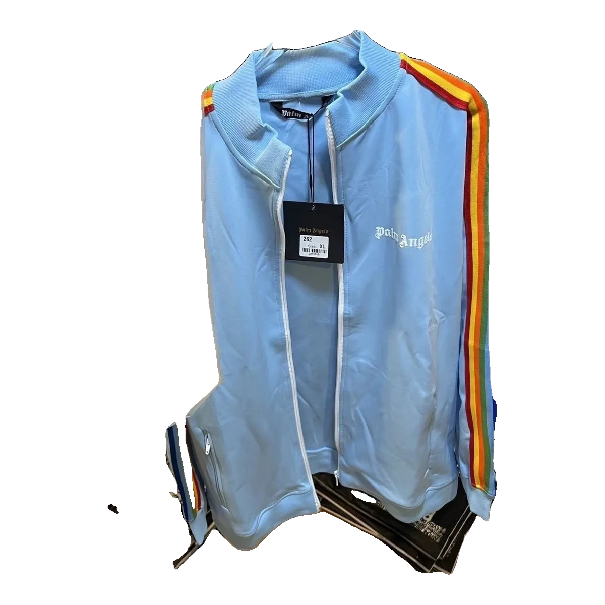 Palm Angels Track Jacket Blue