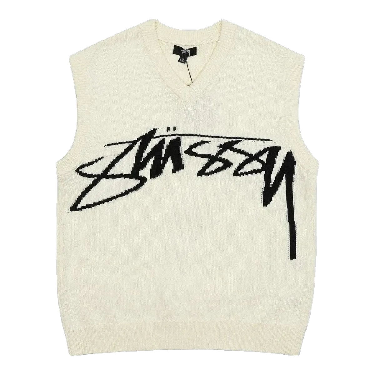 Stussy Knit Vest Cream
