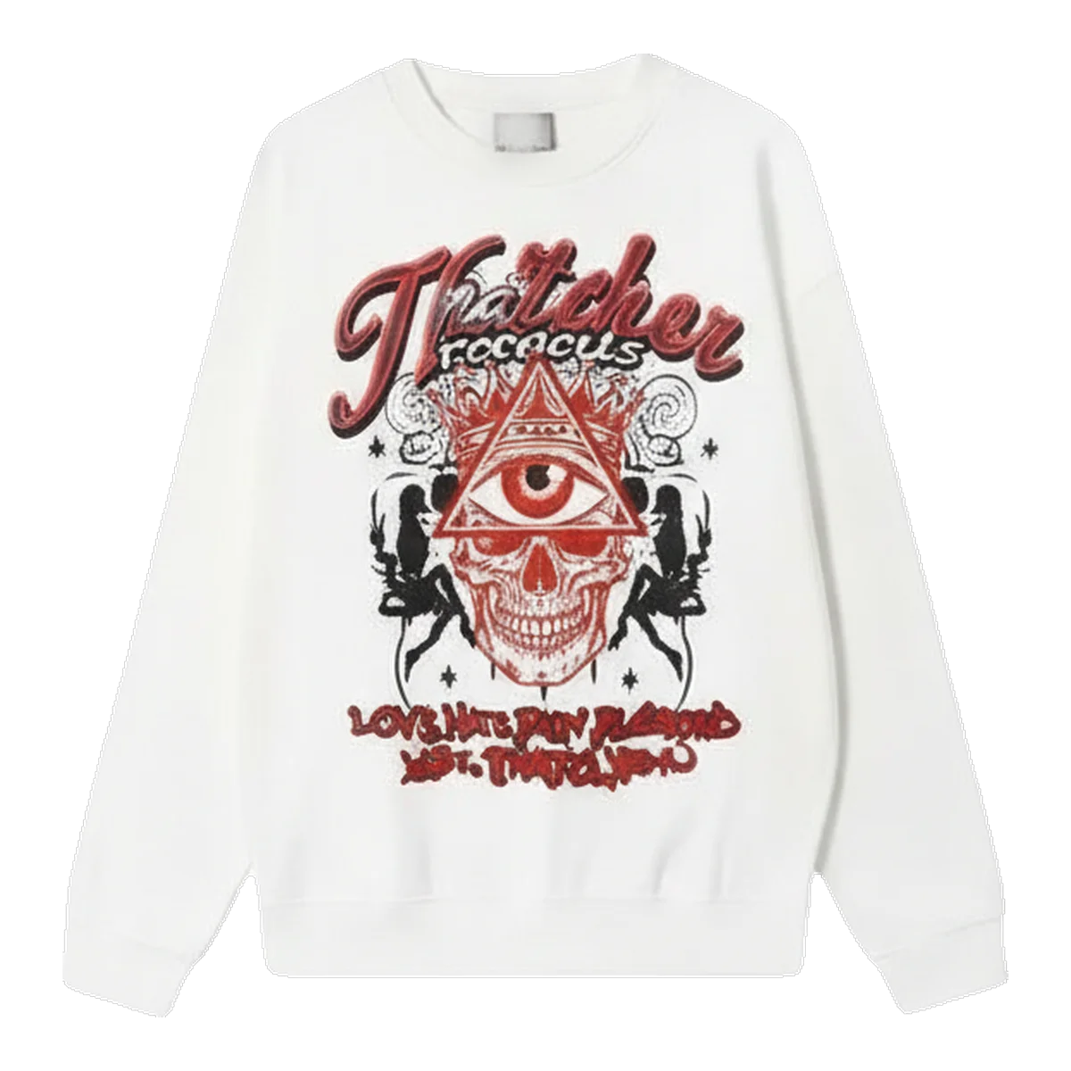 Hellstar Graphic Sweatshirt White