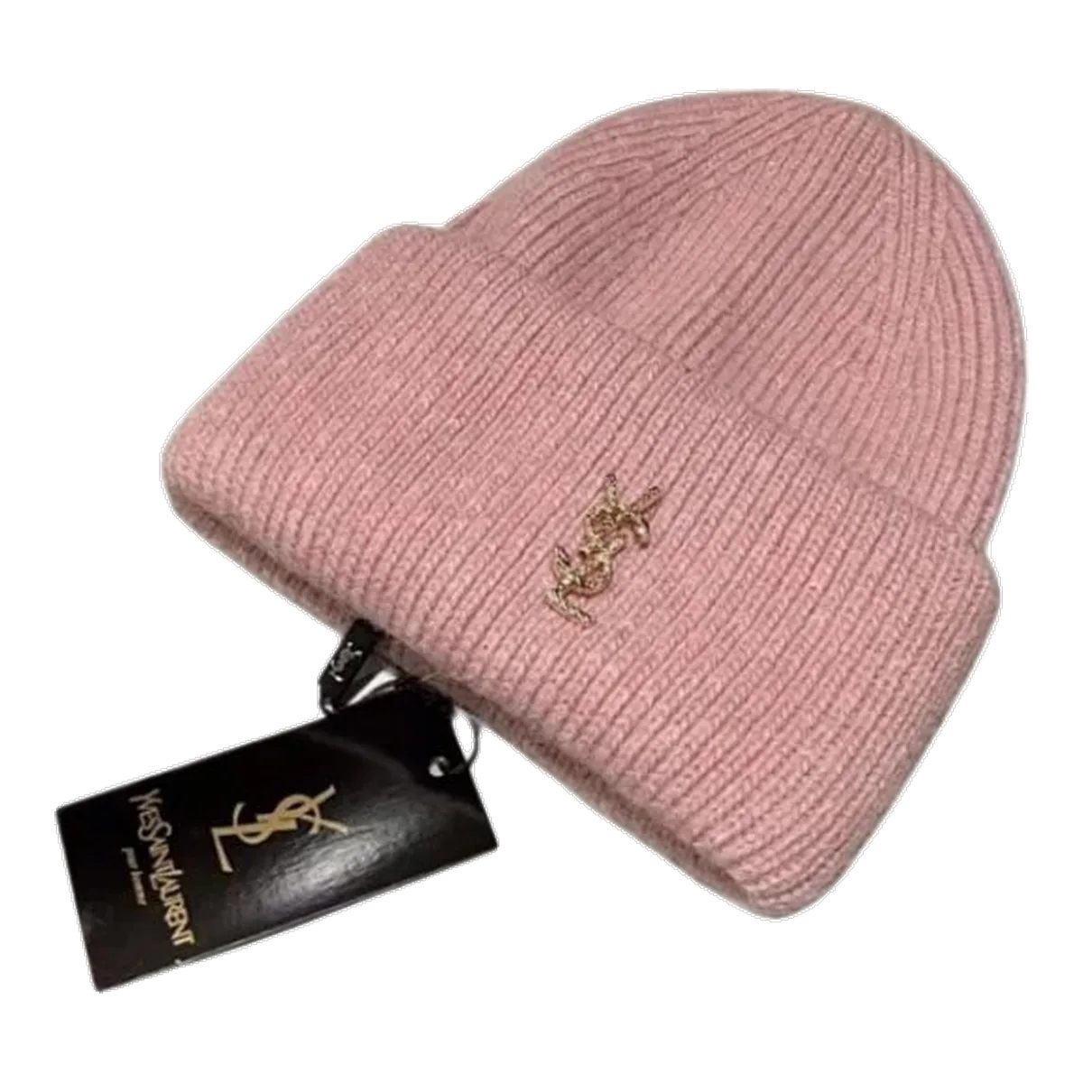 Saint Laurent Beanie Pink