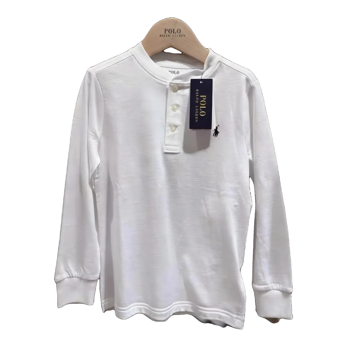 Ralph Lauren Long Sleeve Polo White