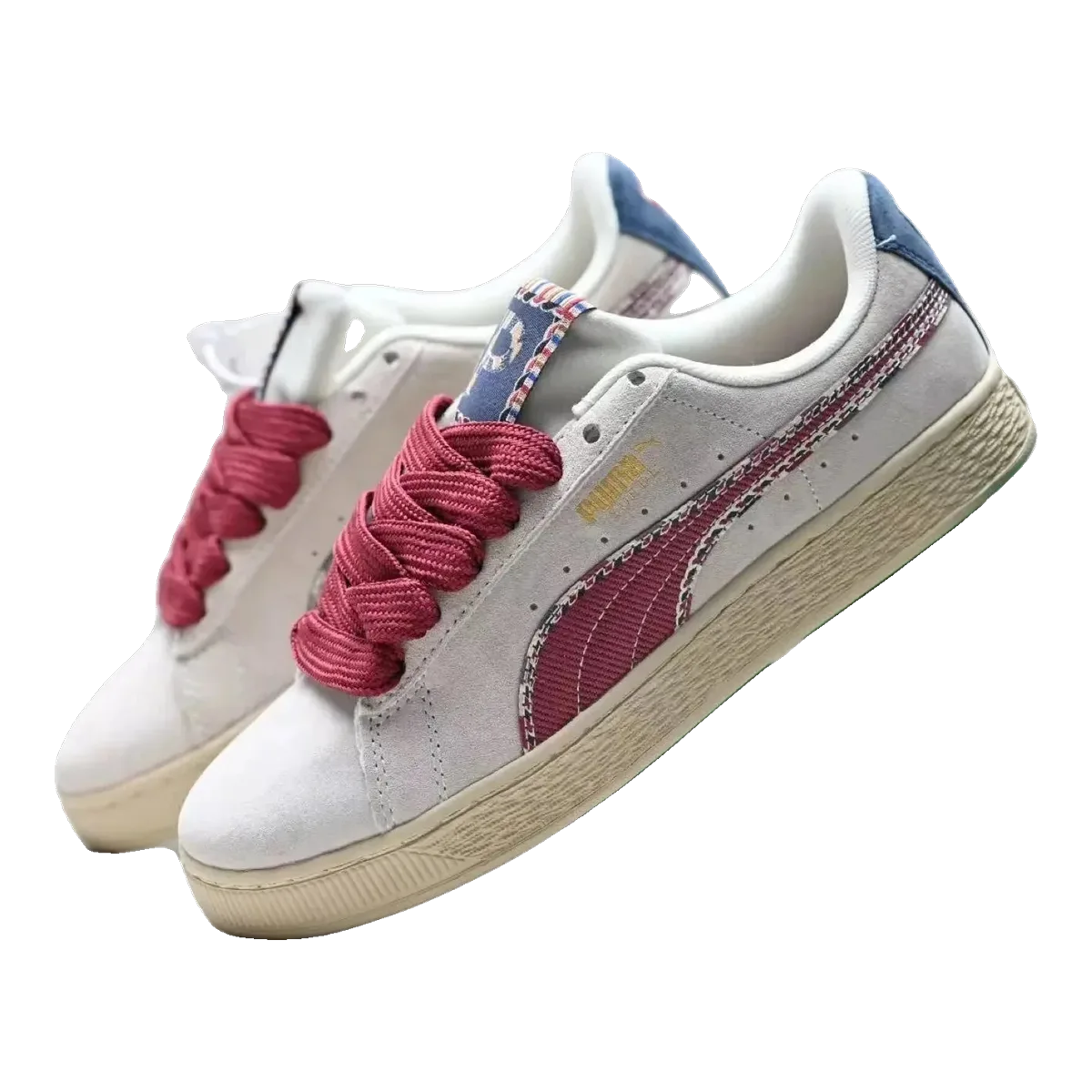 Puma Suede Classic White Red