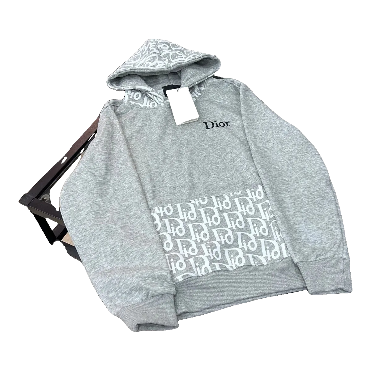 Dior Hoodie Grey