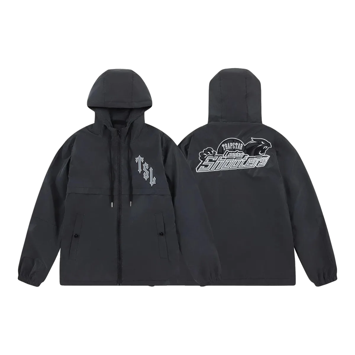 Trapstar Shooters Hooded Jacket Black