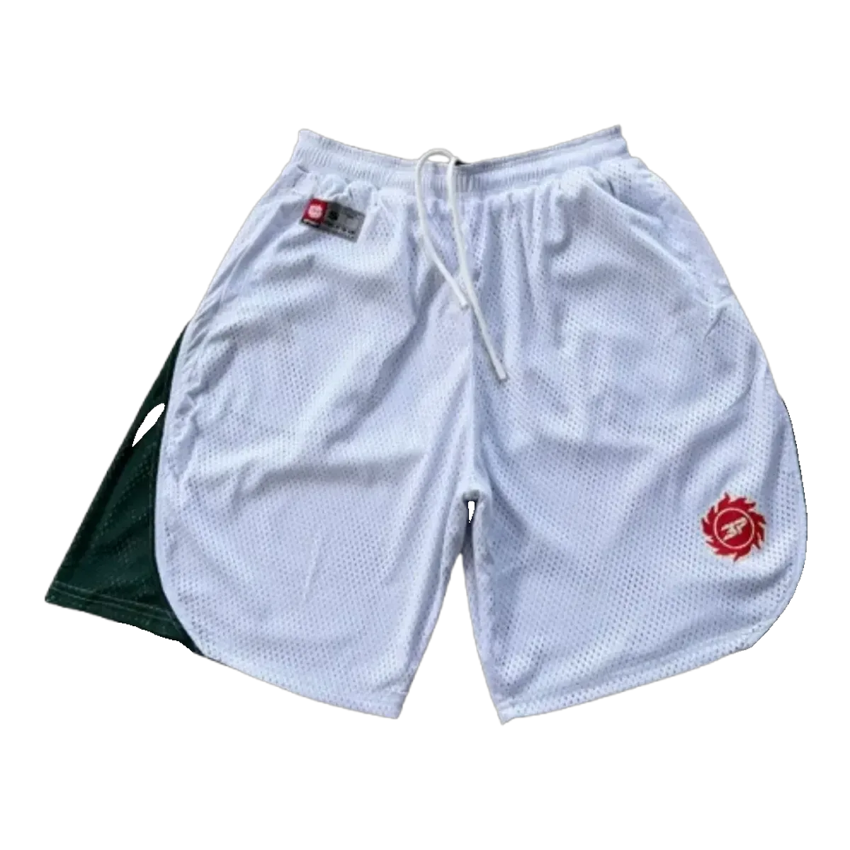 Broken Planet Basketball Shorts White