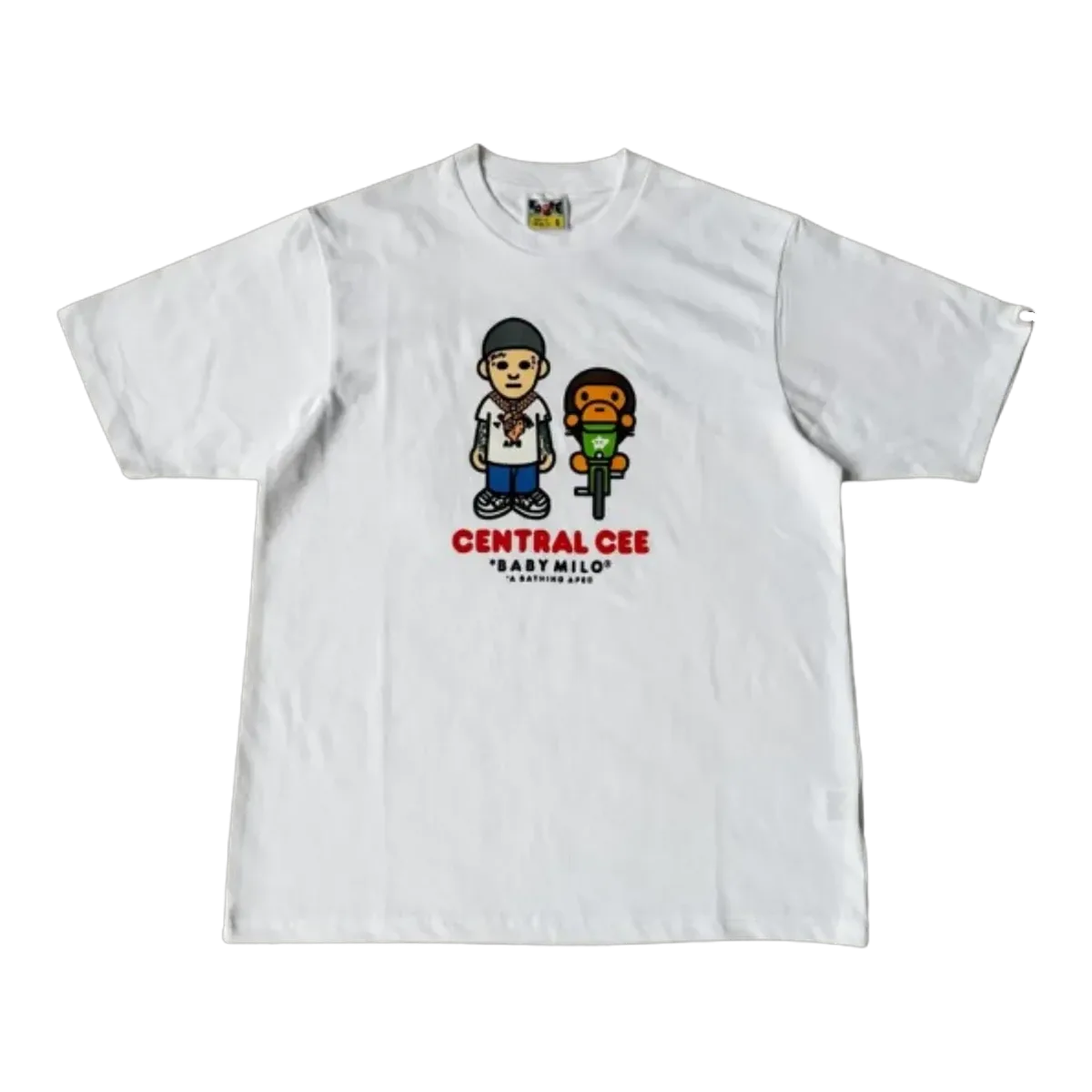 Bape Central Cee Tee White