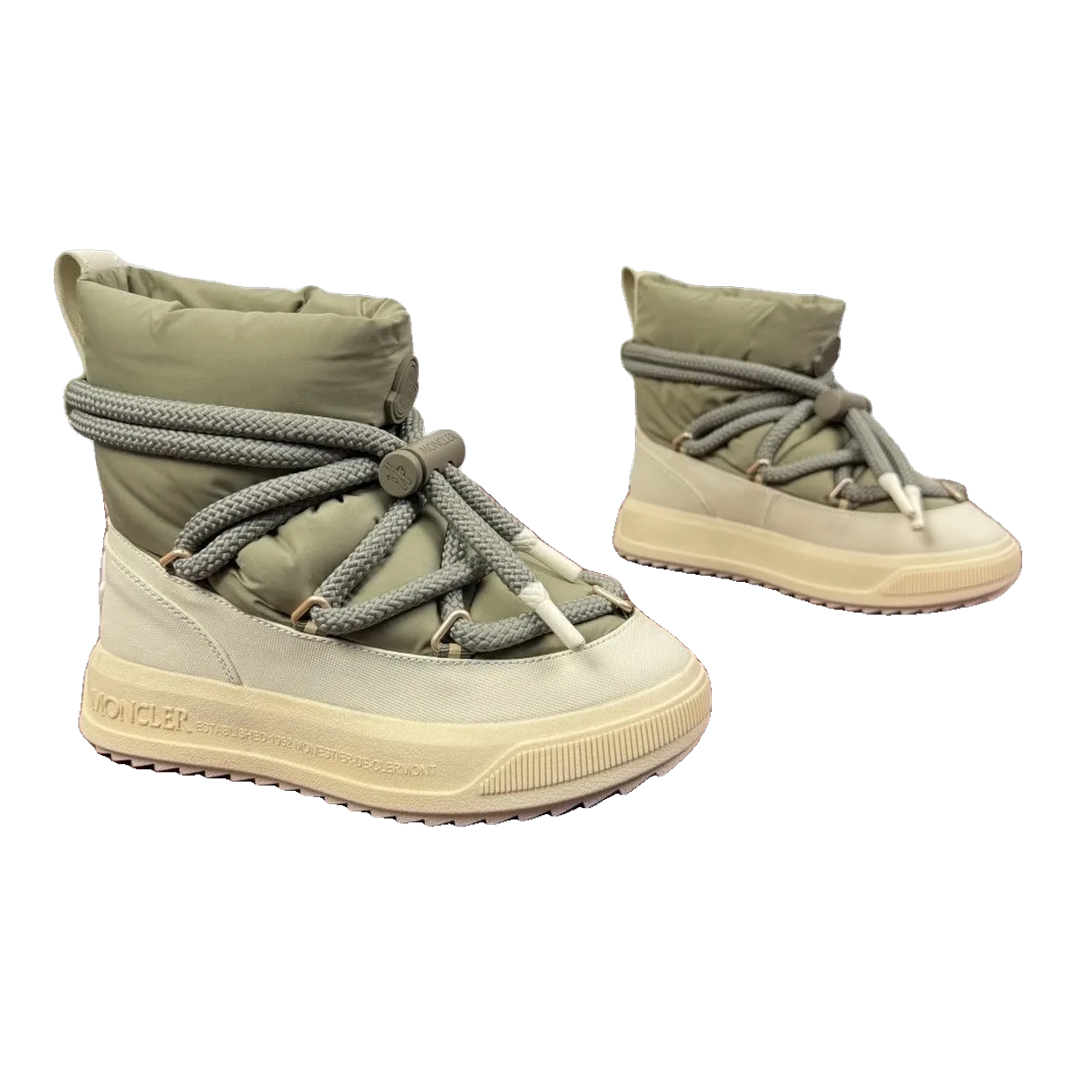 Moncler Beige Snow Boots