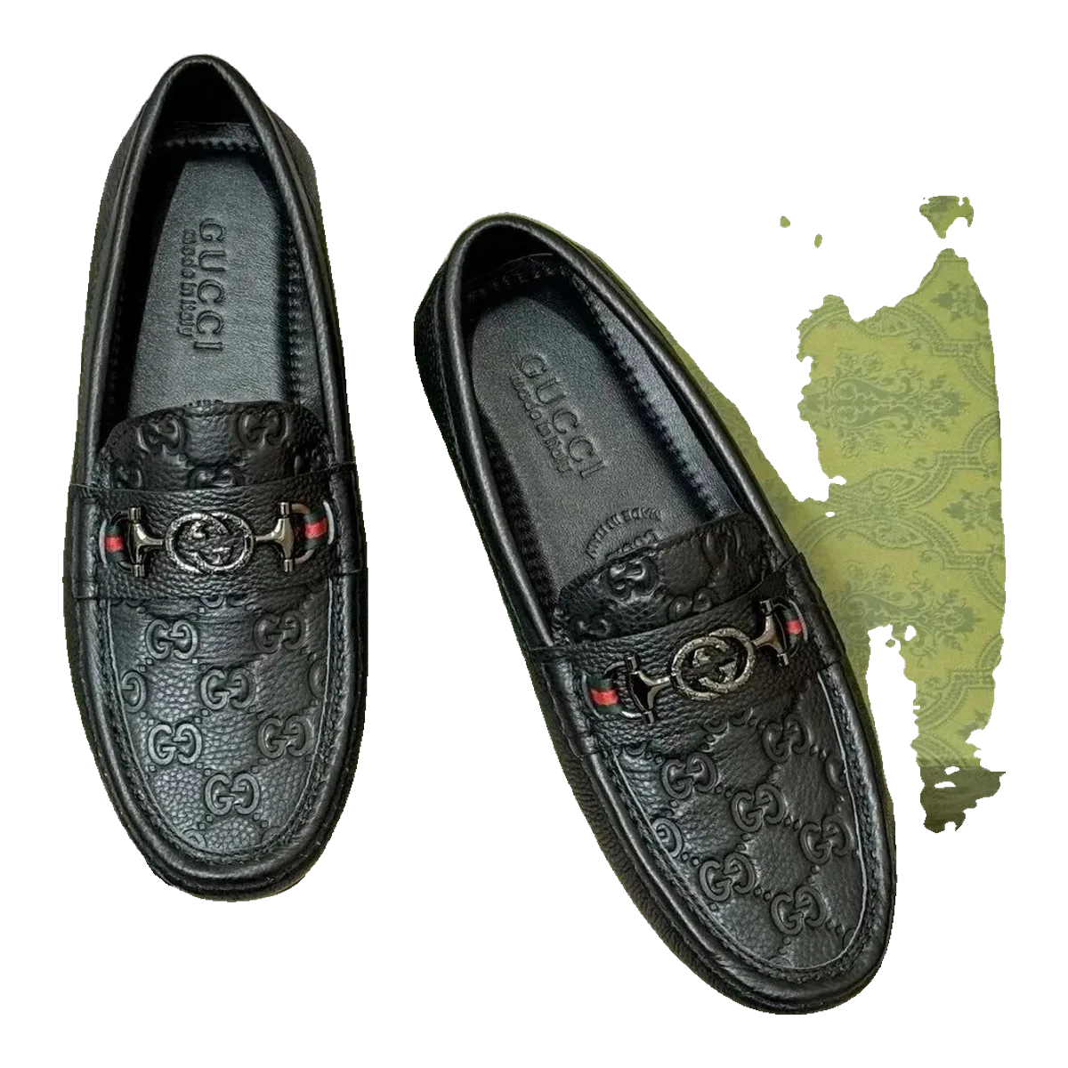 Gucci Horsebit GG Loafers Black