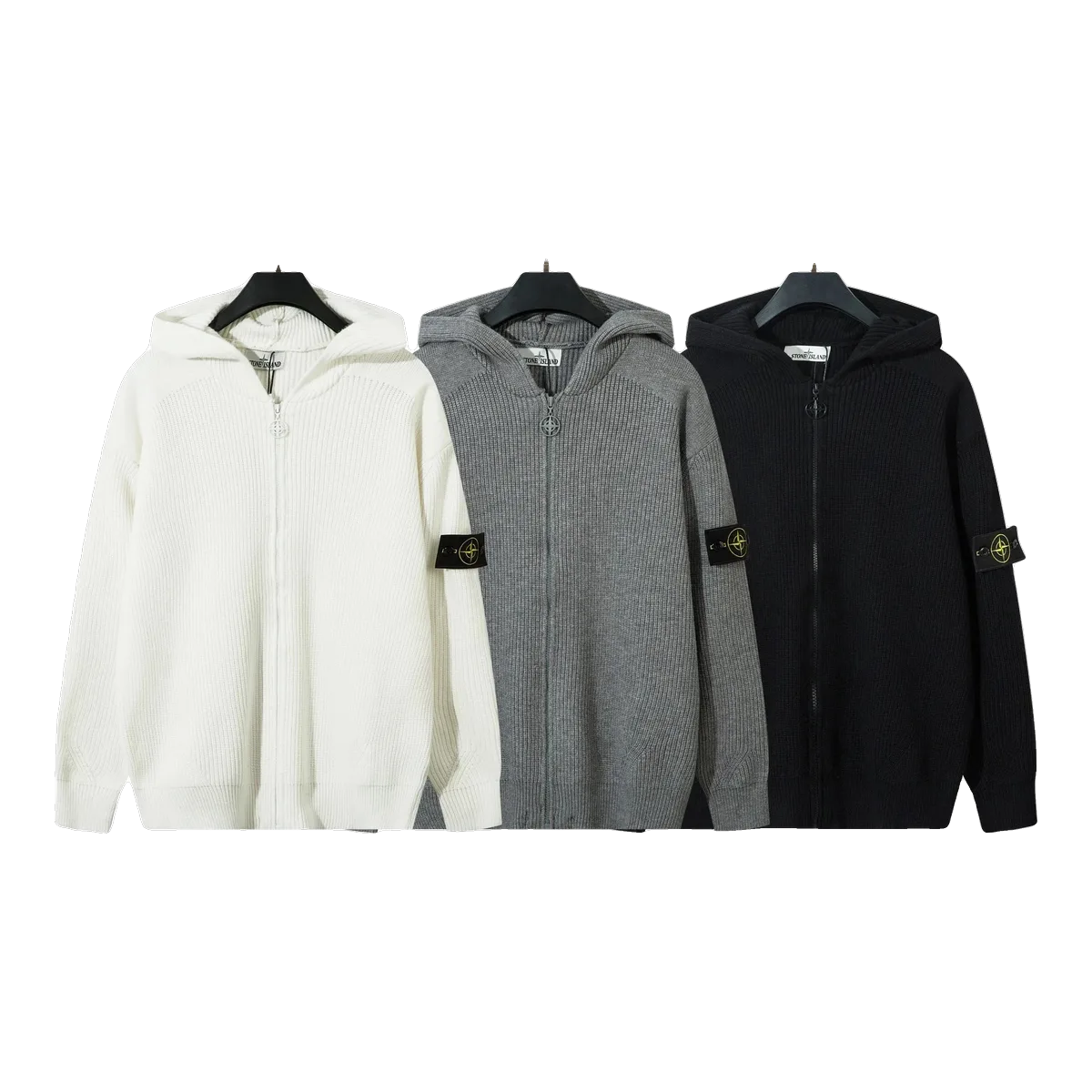 Stone Island Knit Zip Hoodie