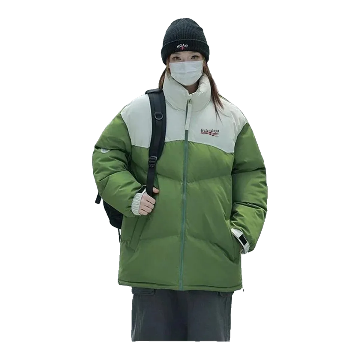 Balenciaga Puffer Jacket Green