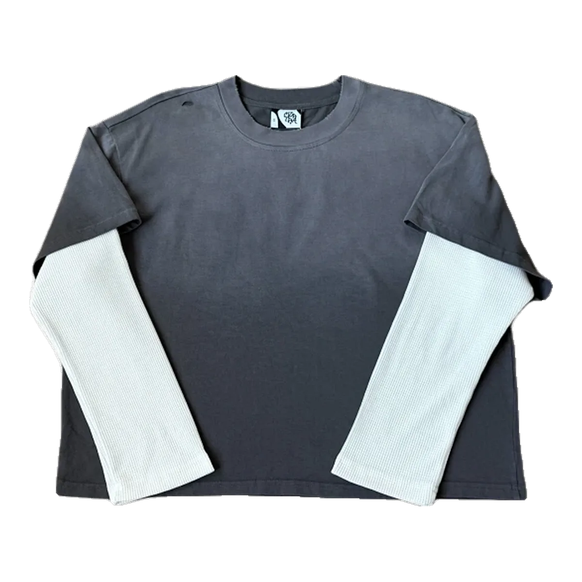 Mertra Navy Layered T-Shirt