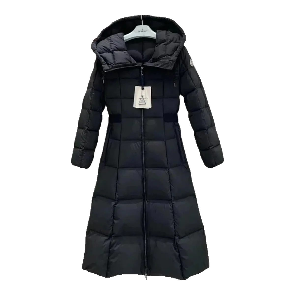 Moncler Navy Down Coat