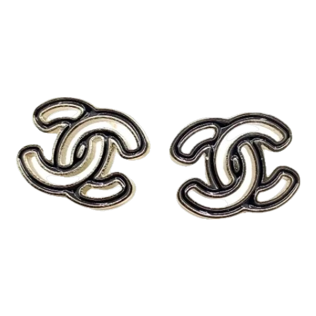 Chanel CC Logo Earrings