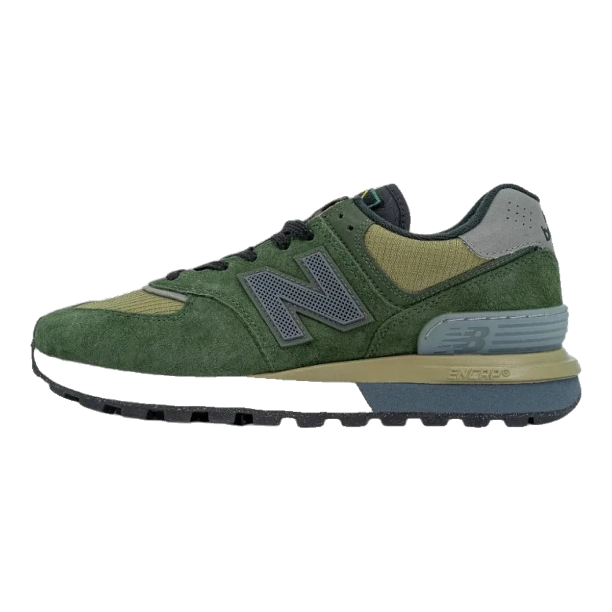 Stone Island Green Suede Sneakers