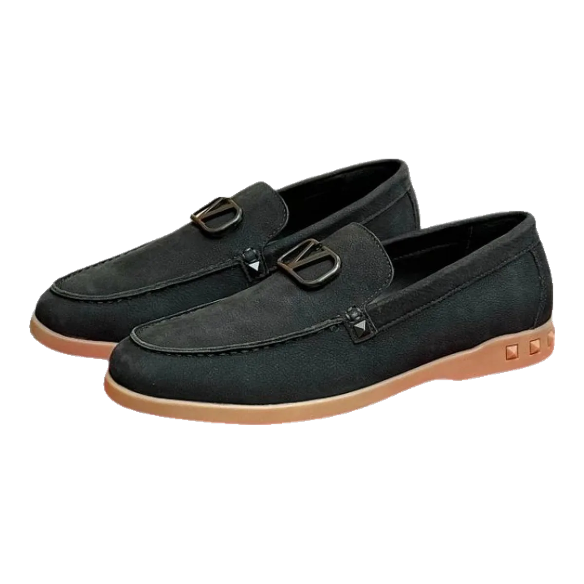 Valentino Green Driver Loafers