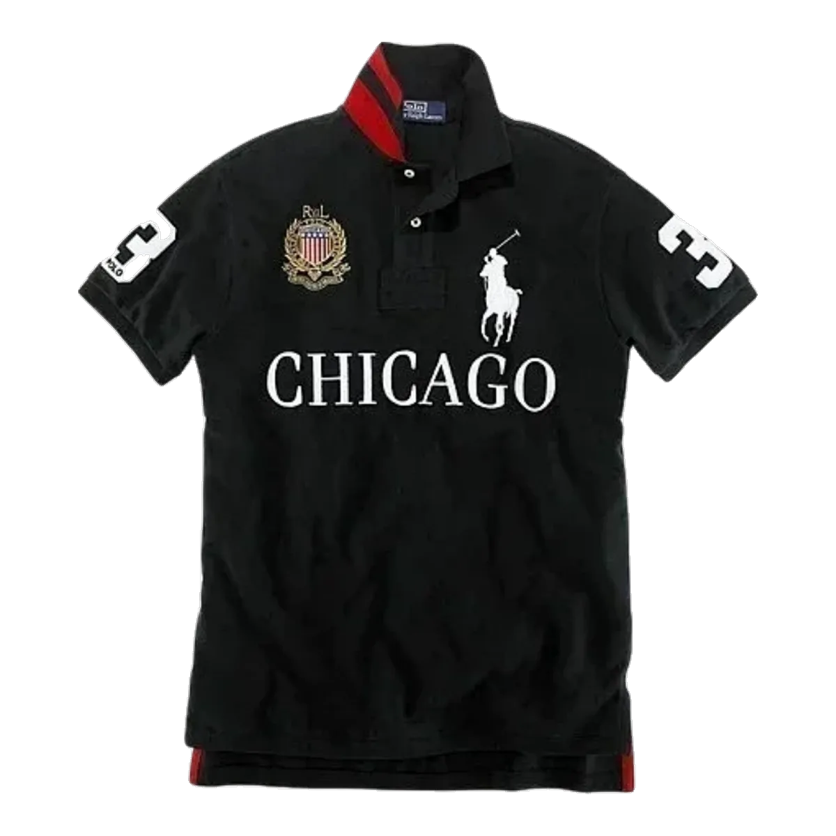 Ralph Lauren Chicago Black Polo Shirt