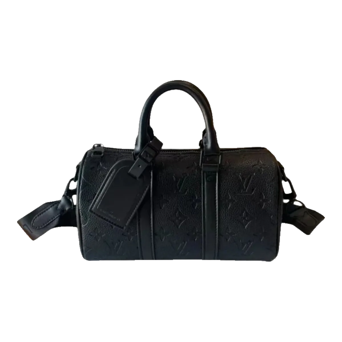 Louis Vuitton Black Duffle Bag