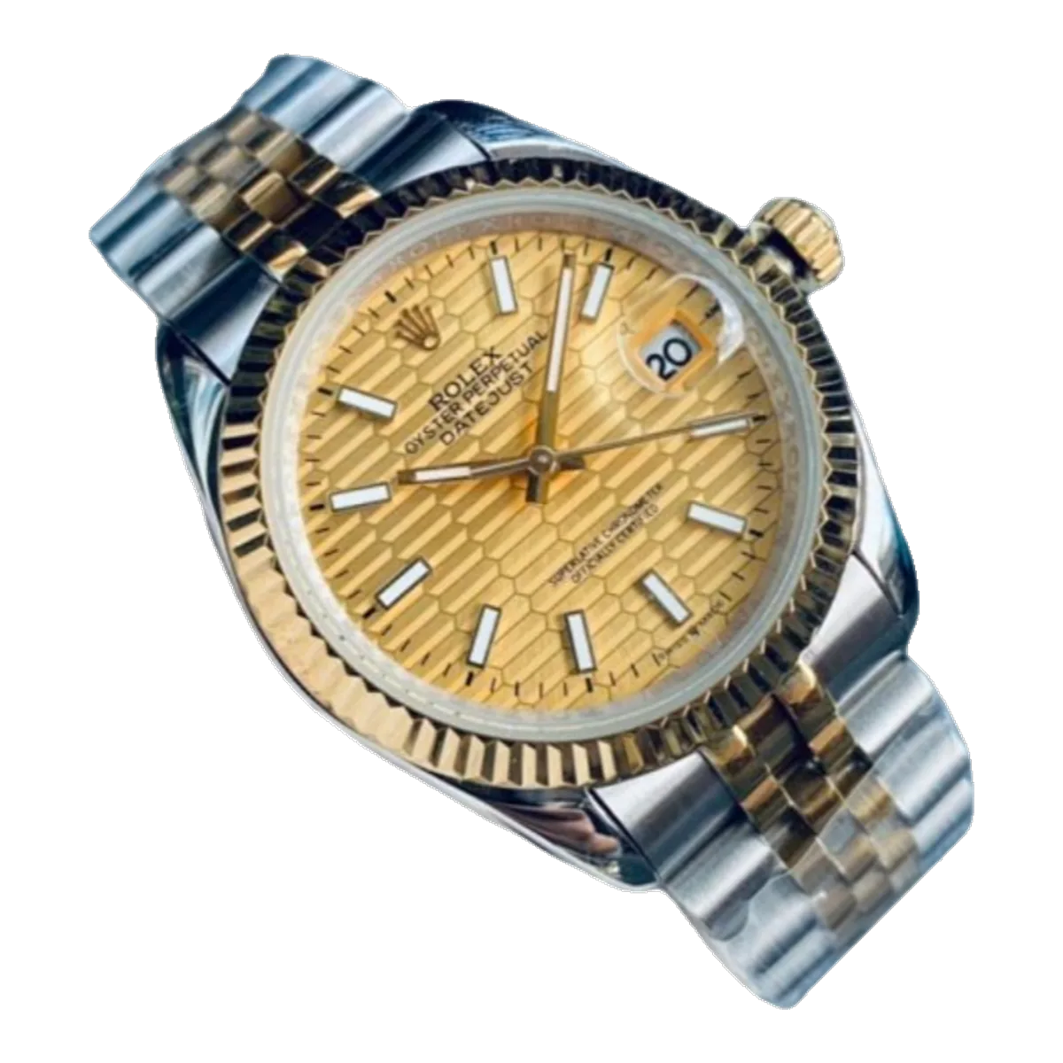 Rolex Watch Gold Dial