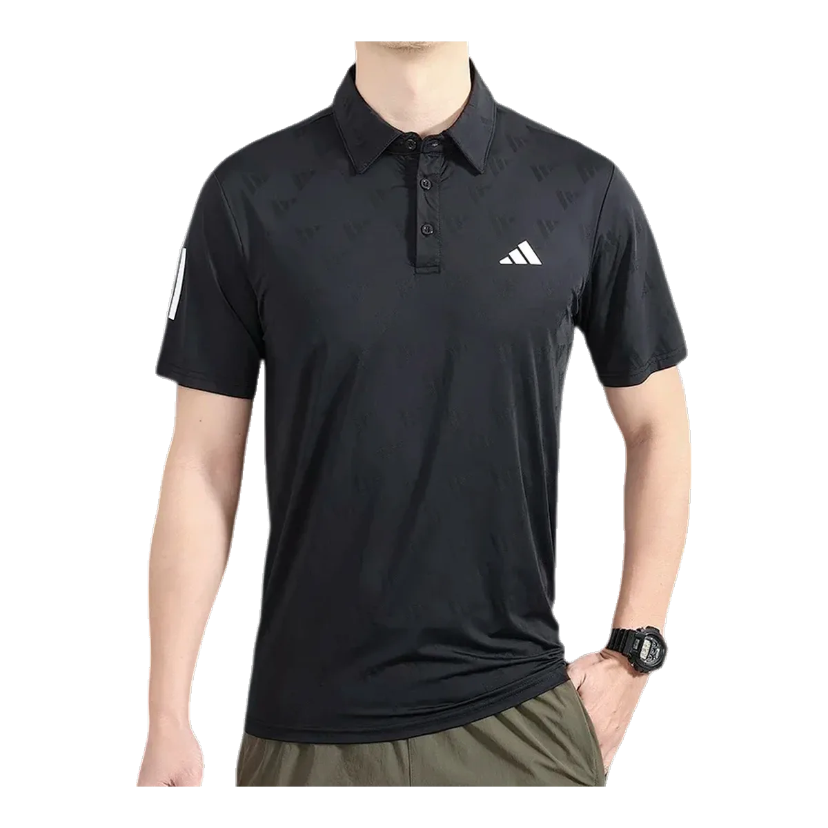 Adidas Black Polo Shirt