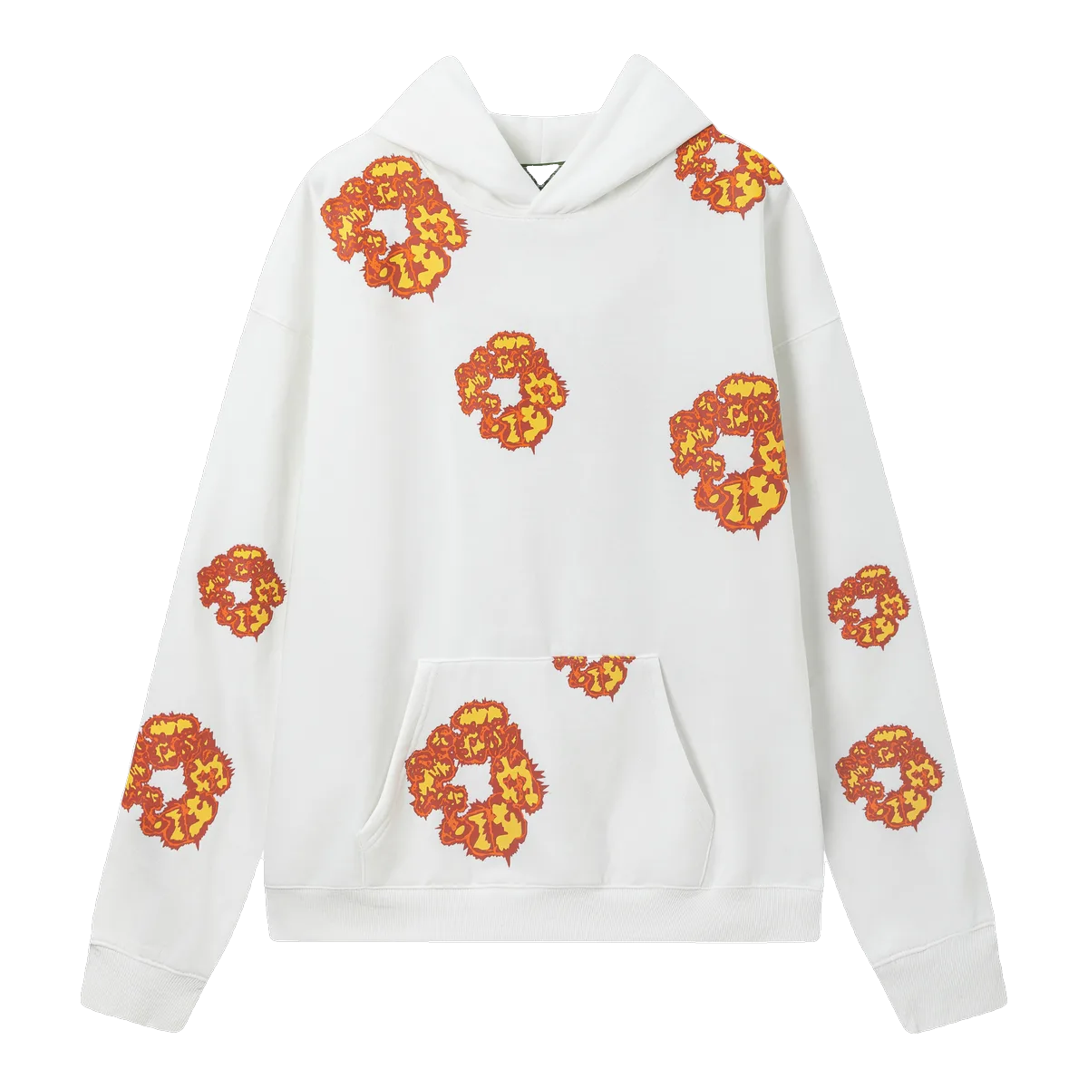 Denim Tears White Floral Hoodie