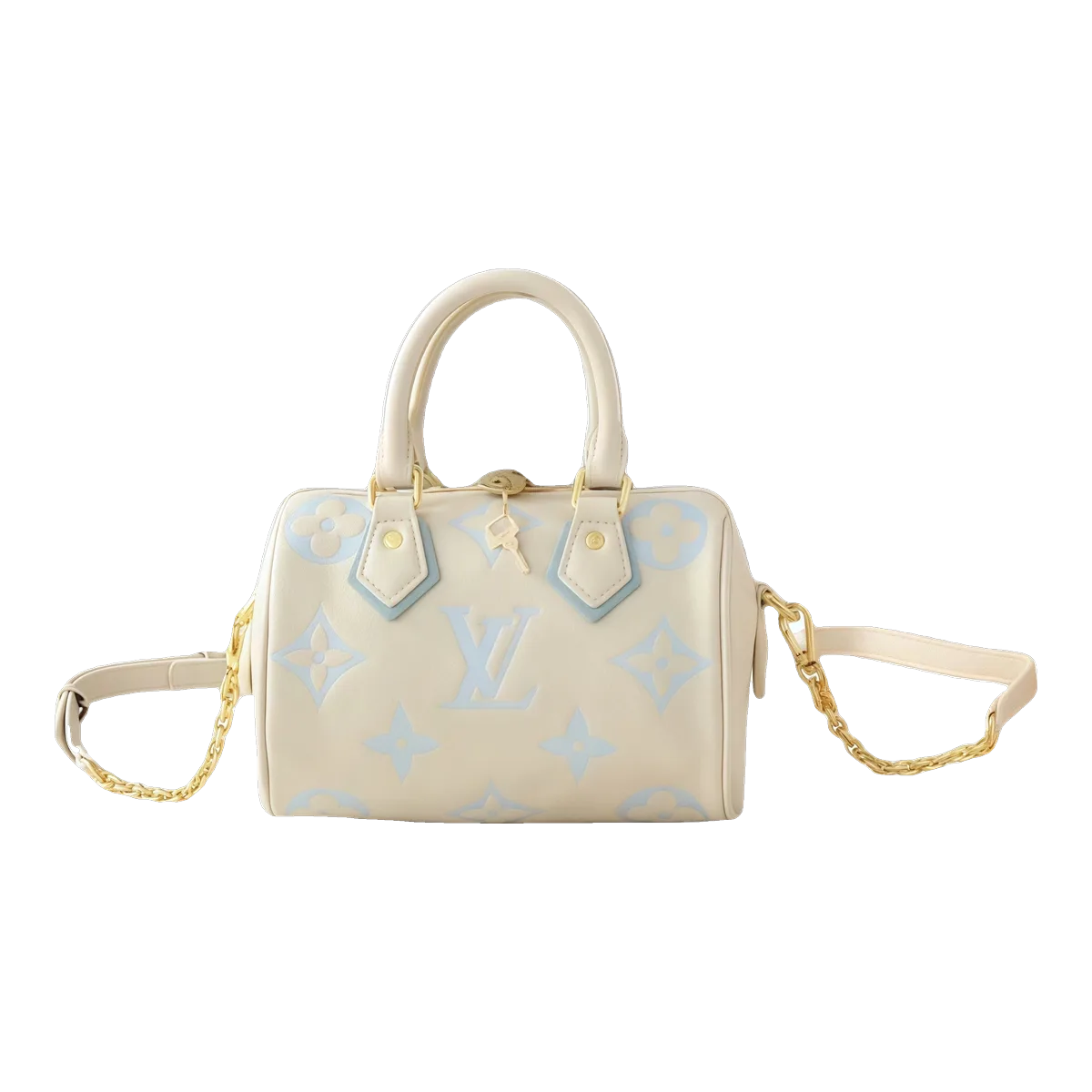 Louis Vuitton Cream Mini Speedy Bag