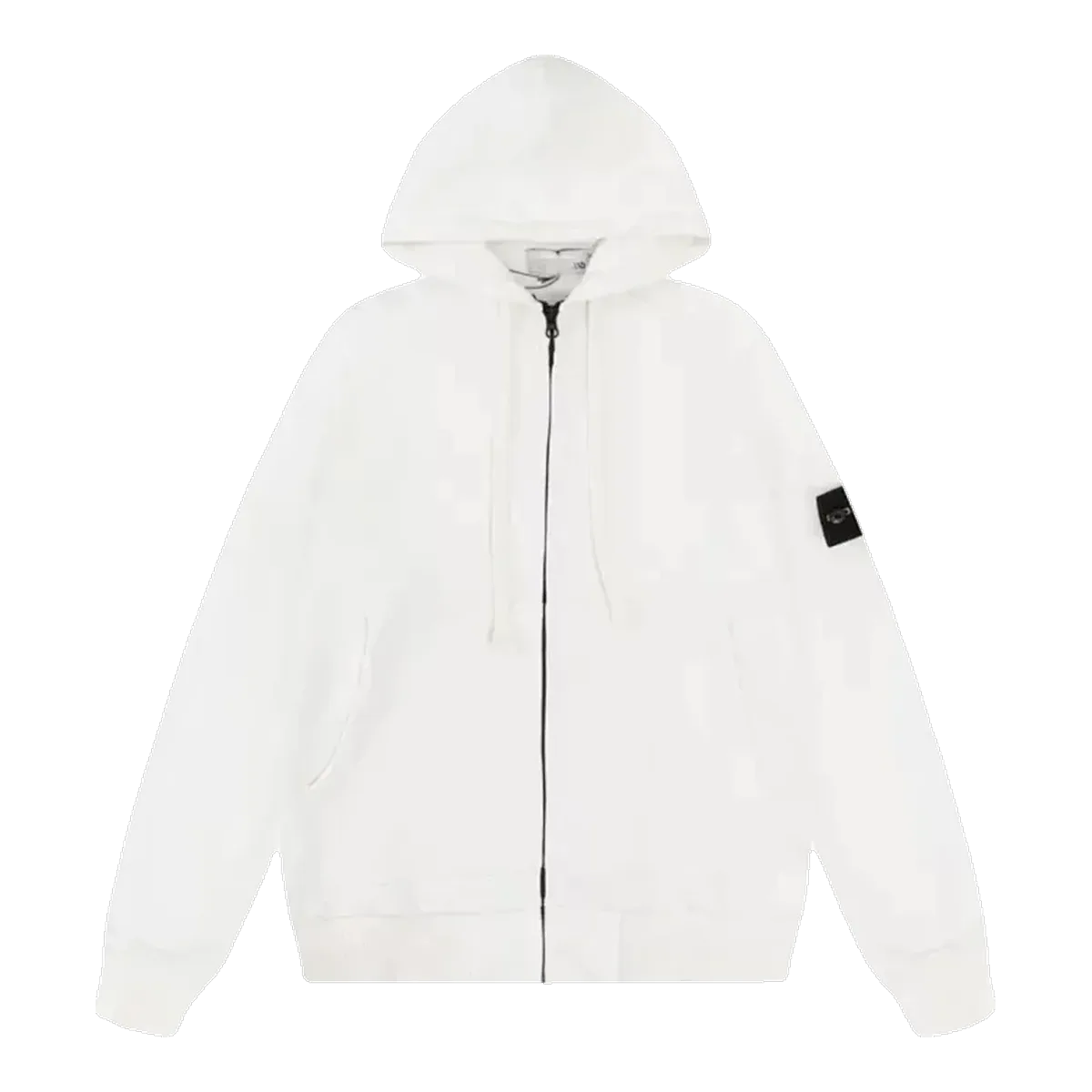 Stone Island White Hoodie