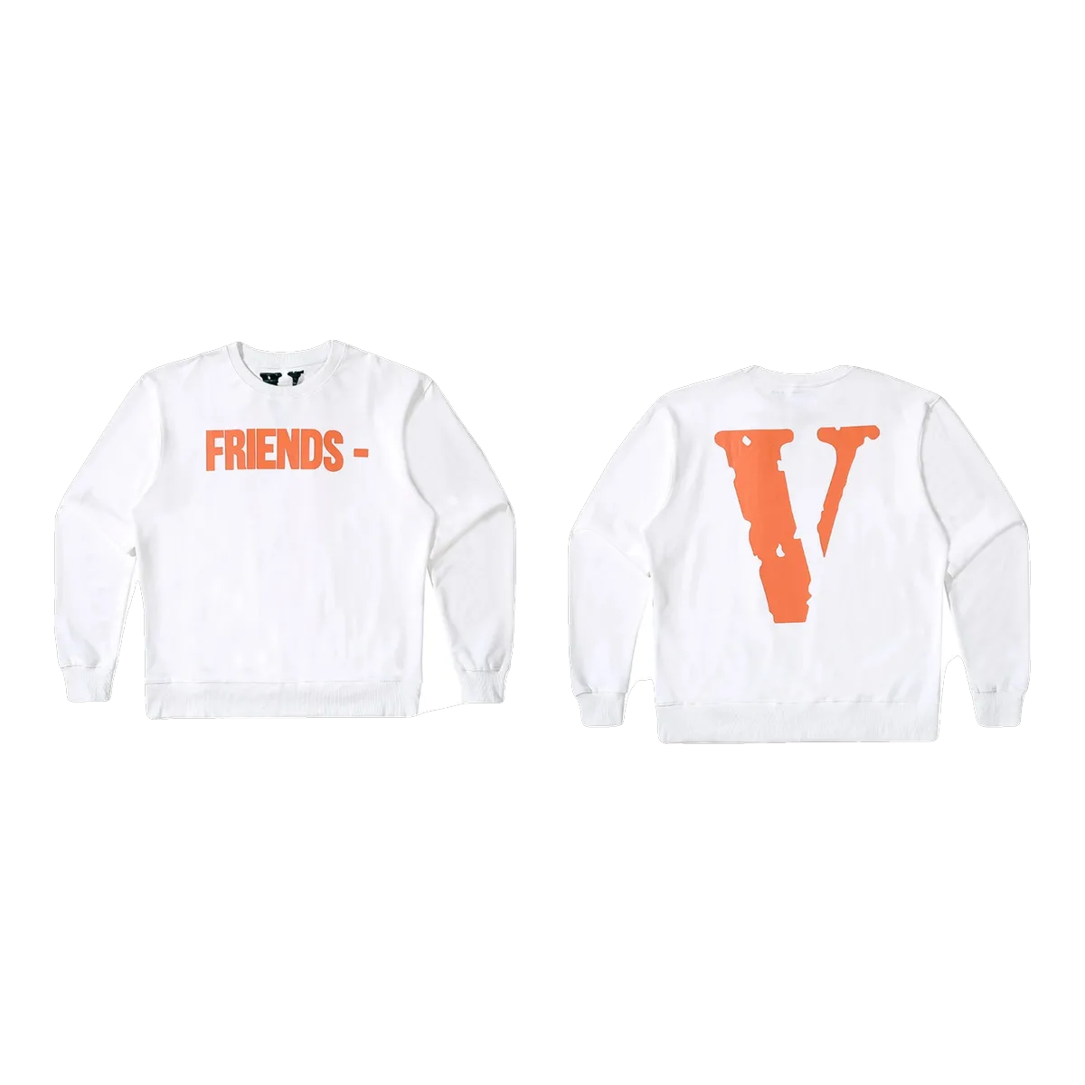 Vlone White Friends Logo Sweatshirt