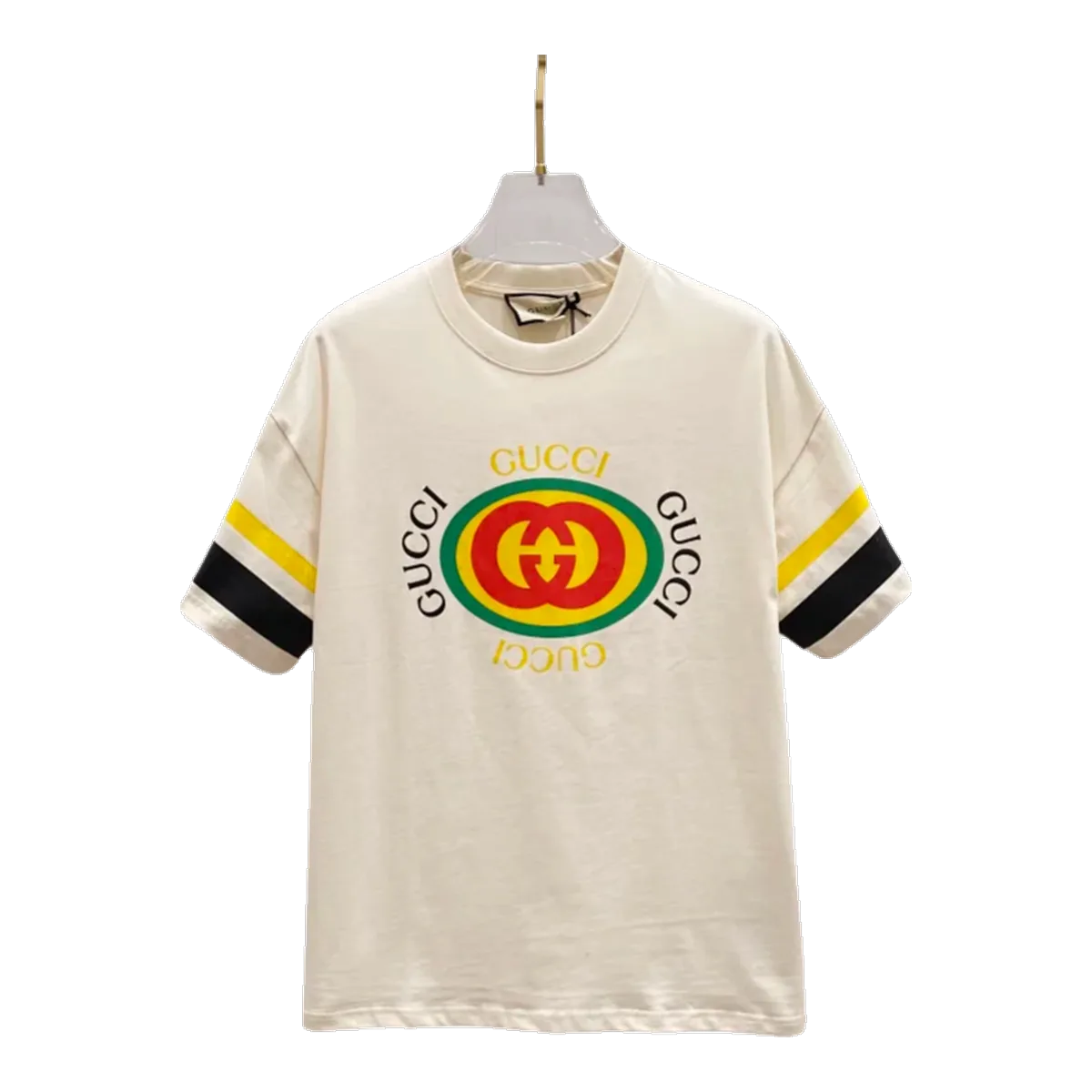 Gucci GG Logo T-Shirt Cream