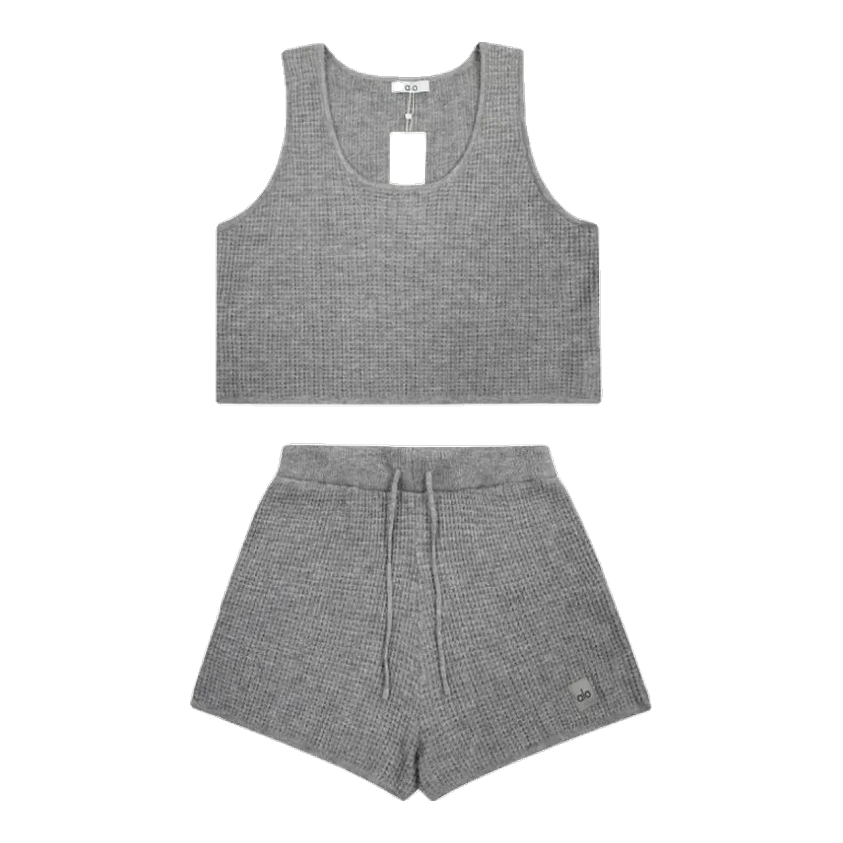 Alo Yoga Grey Vest Set