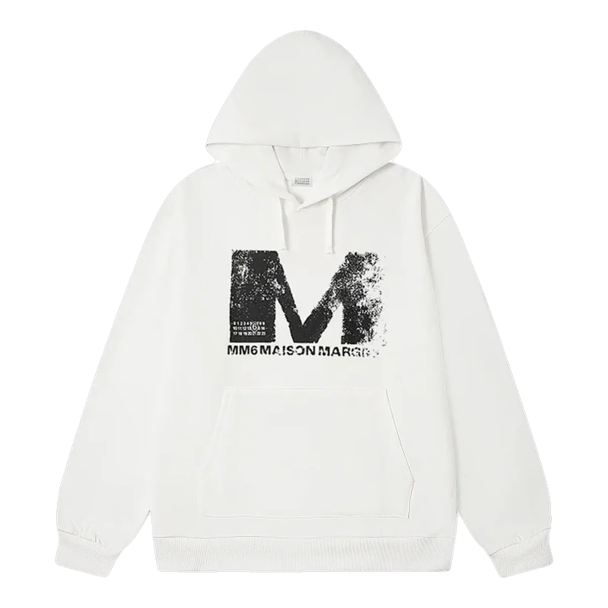 Maison Margiela White Graphic Hoodie