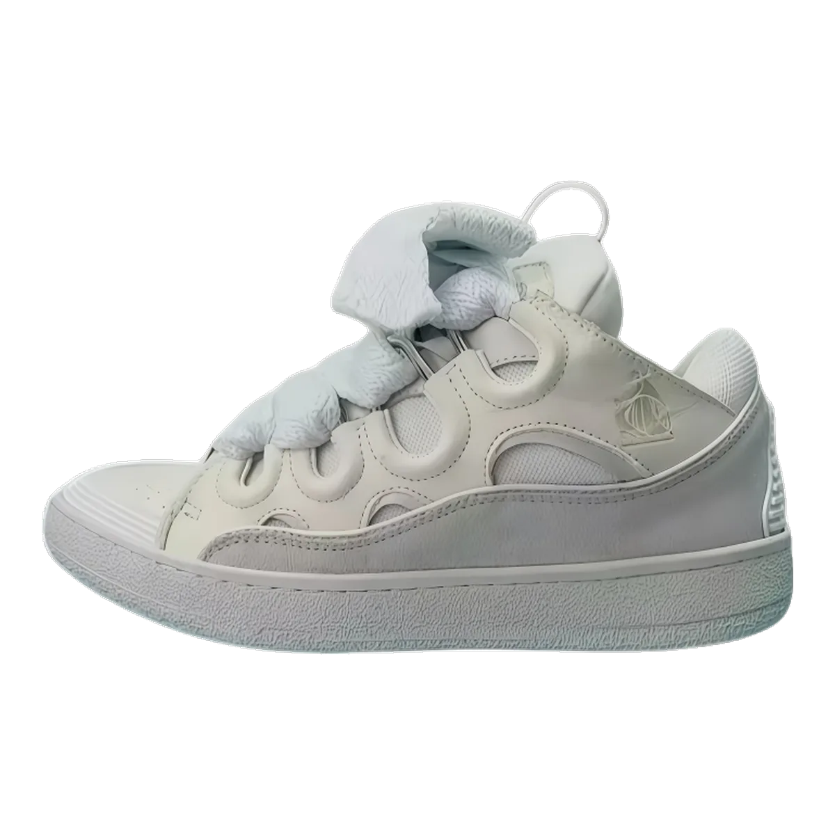 Lanvin Curb Sneakers White