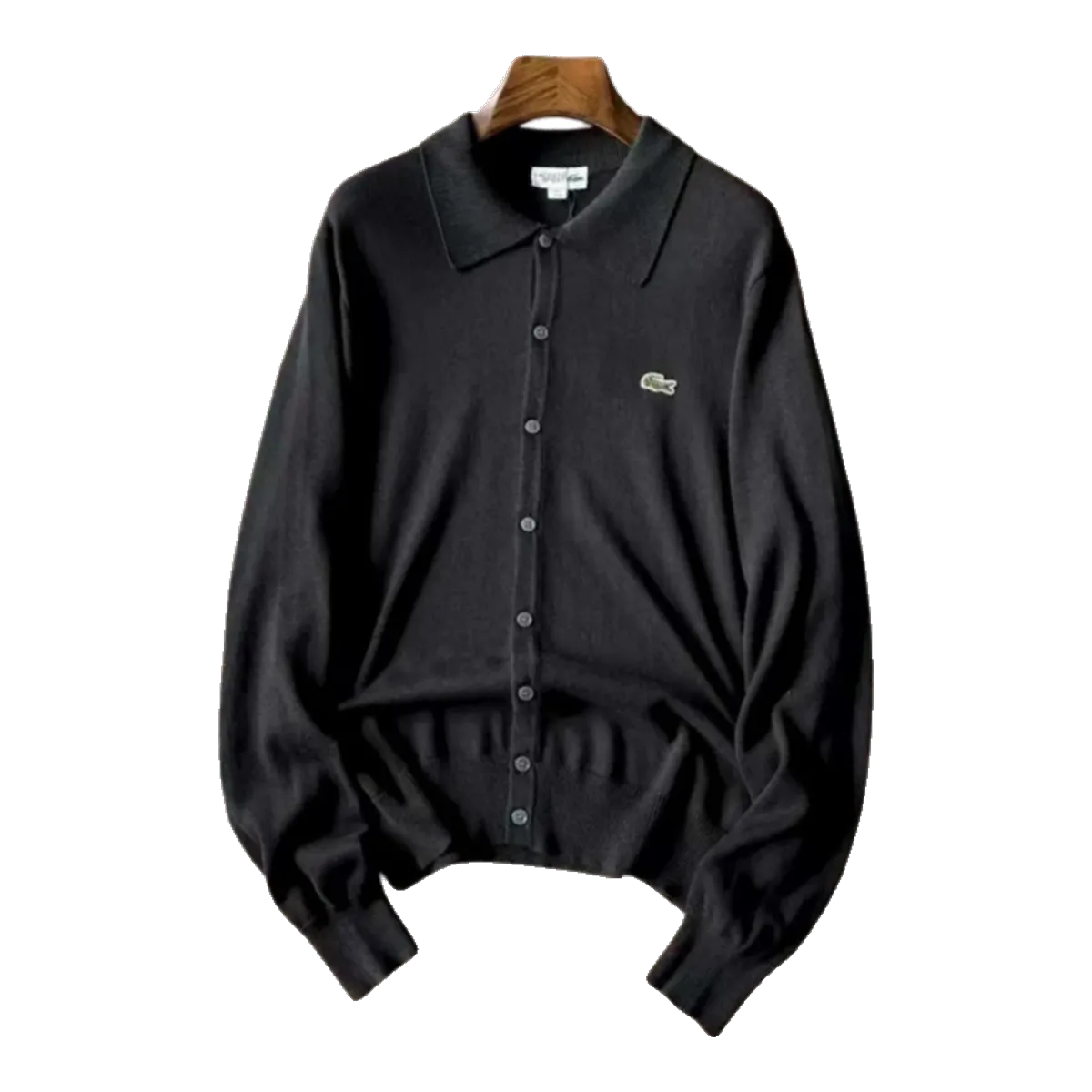 Lacoste Black Logo Cardigan