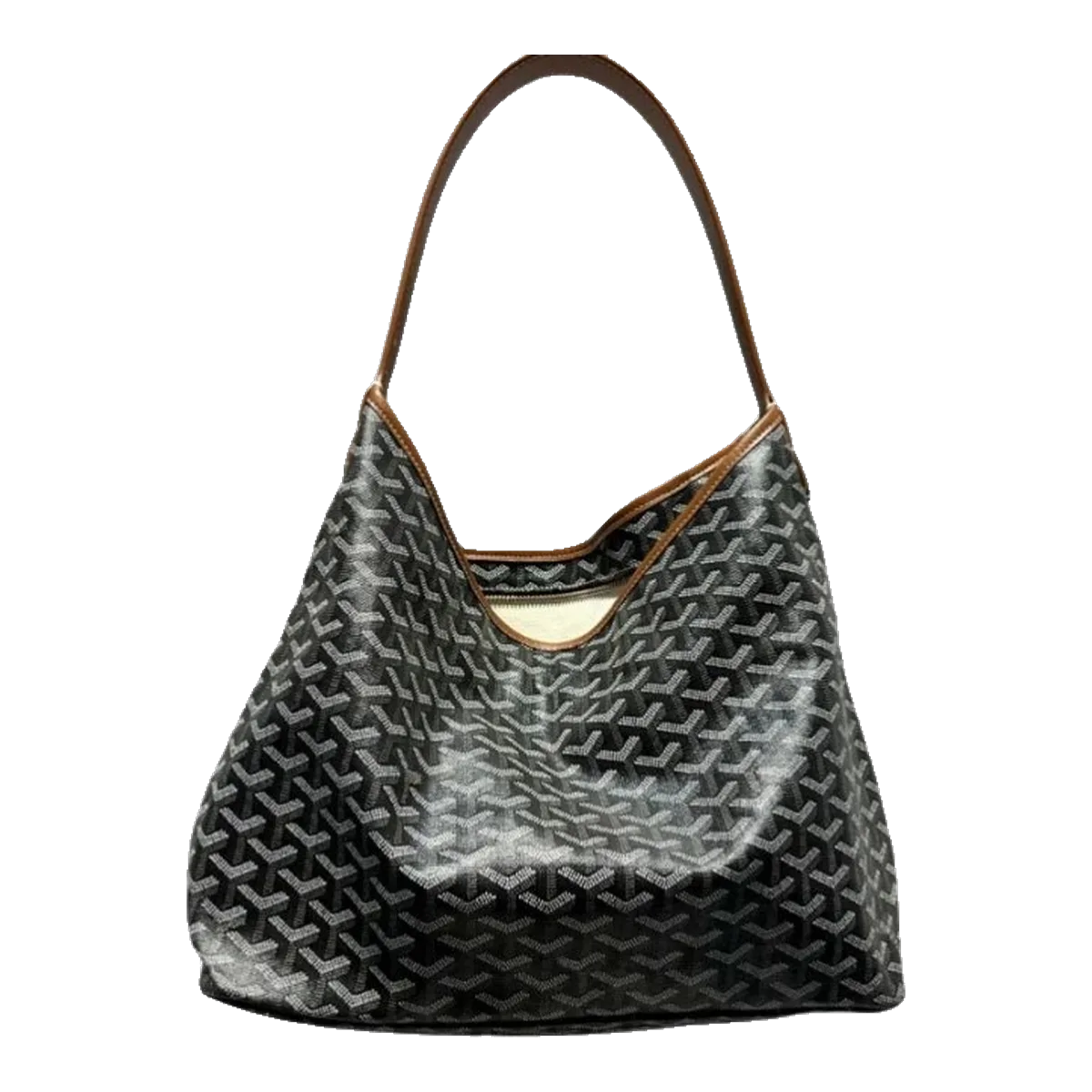 Goyard Grey Hobo Bag