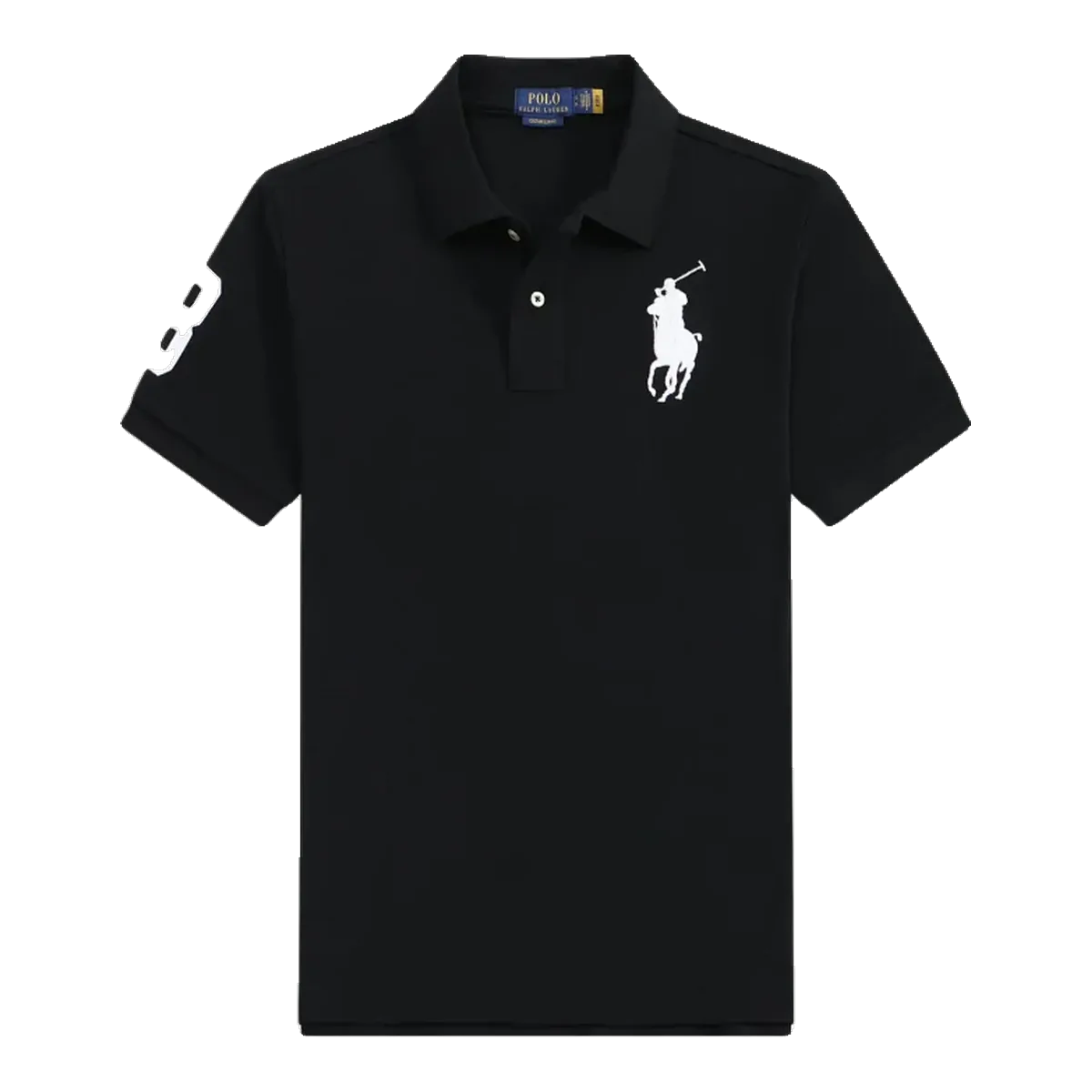 Ralph Lauren Big Pony Black Polo Shirt