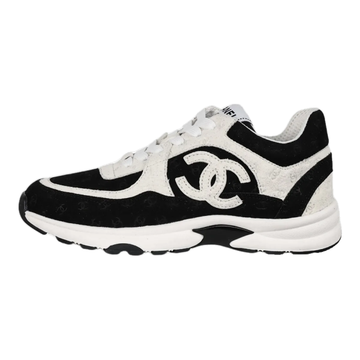 Chanel Black CC Sneakers