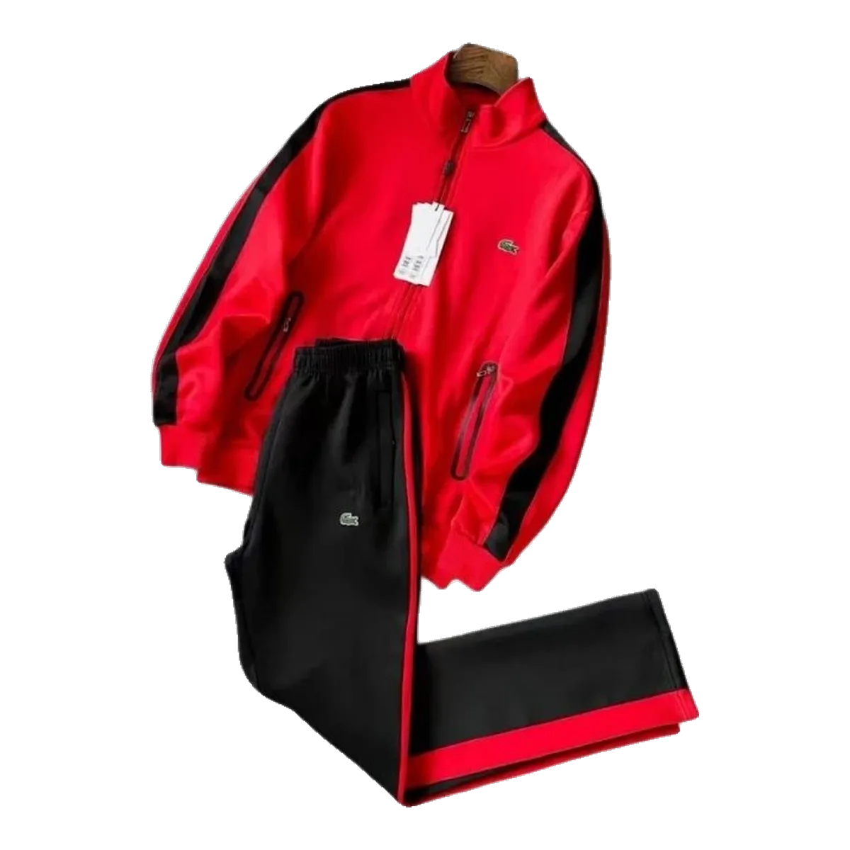 Lacoste Red Tracksuit