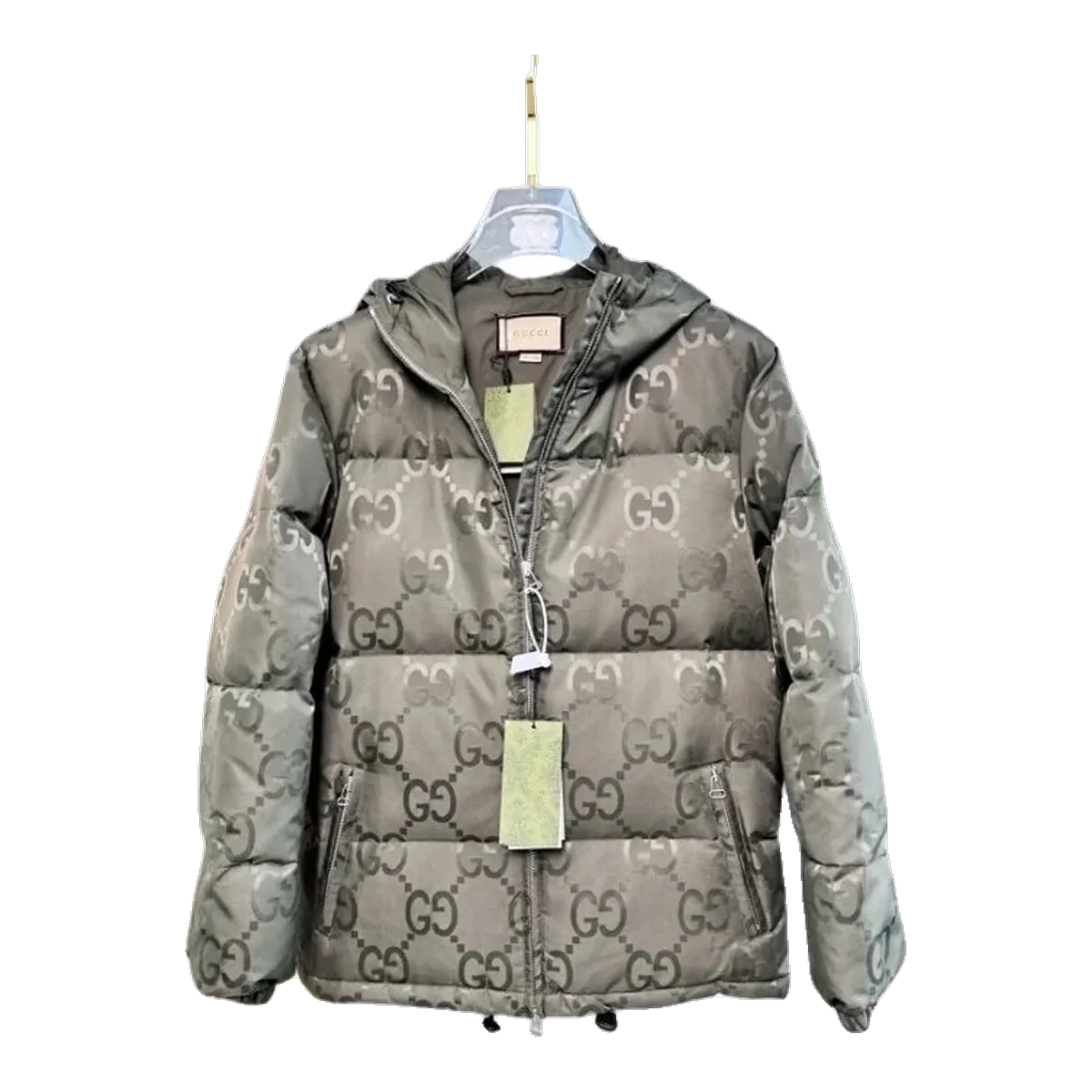 Gucci GG Monogram Down Jacket Beige