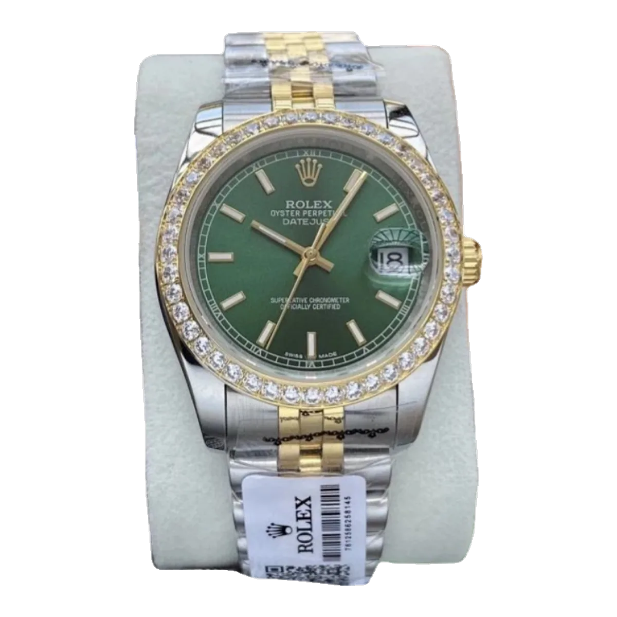 Rolex Watch Green Dial