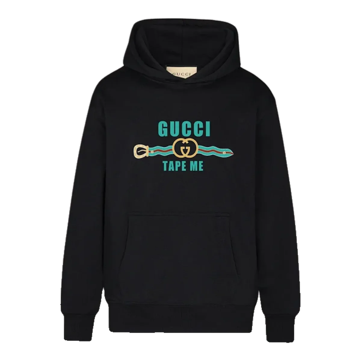 Gucci Black Tape Me Logo Hoodie