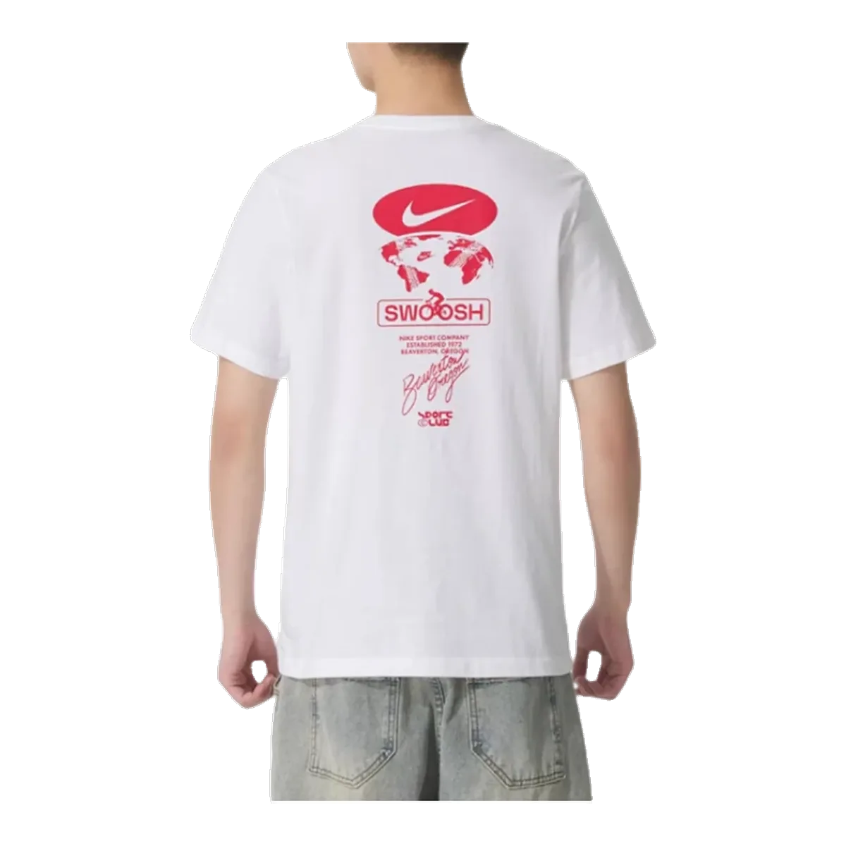Nike Swoosh Graphic T-Shirt White