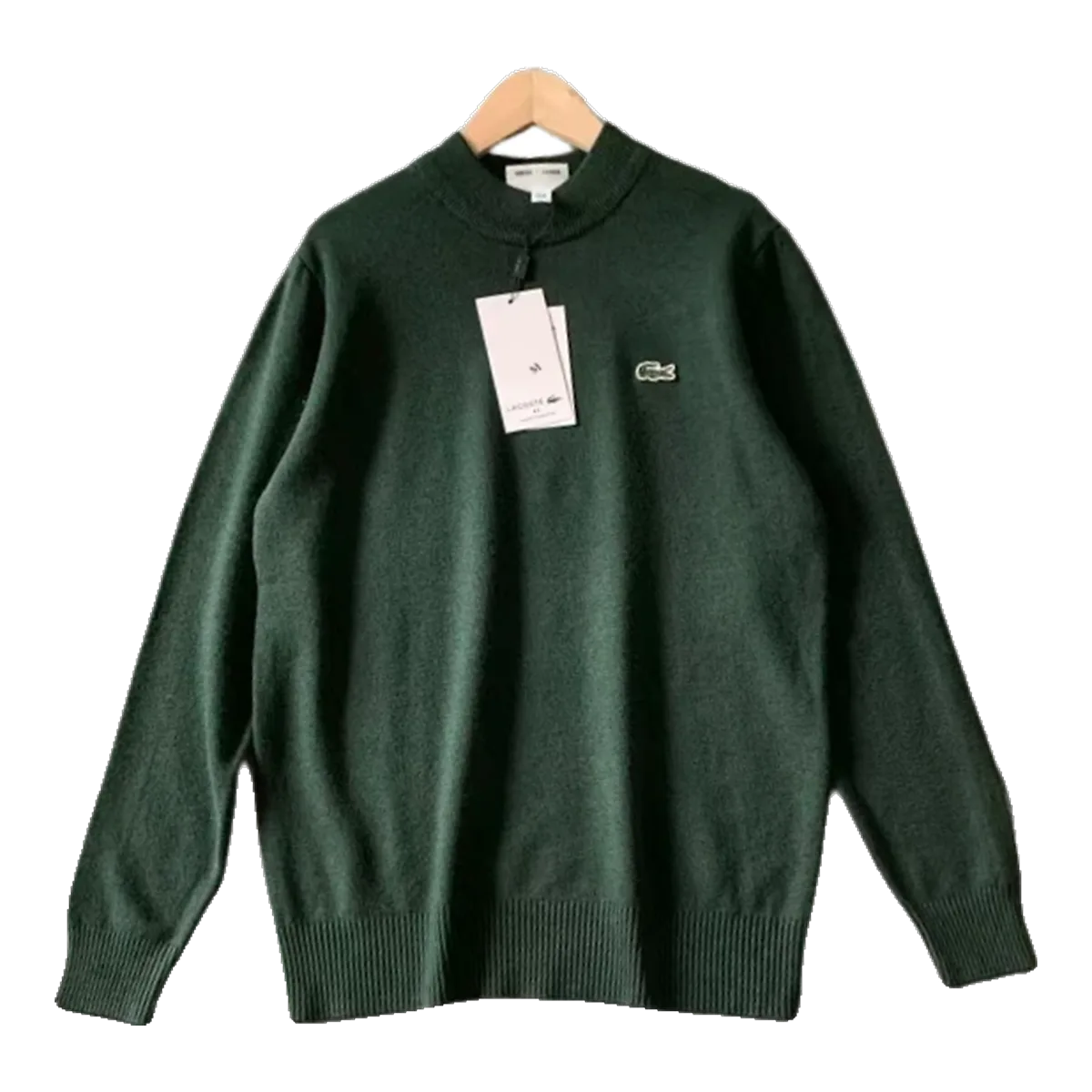 Lacoste Green Half-Zip Sweater