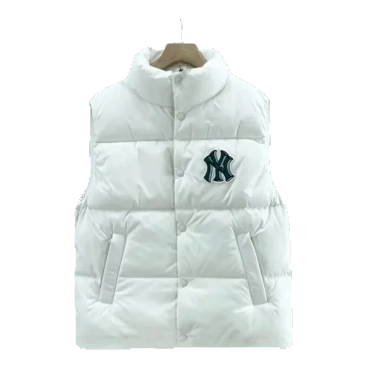 MLB White NY Down Vest
