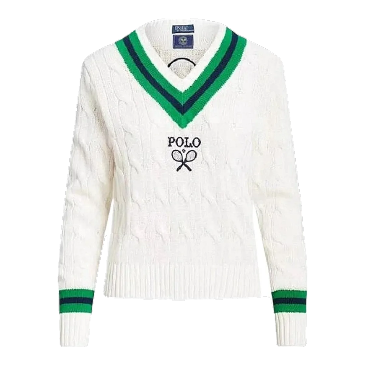 Ralph Lauren Cricket Sweater White