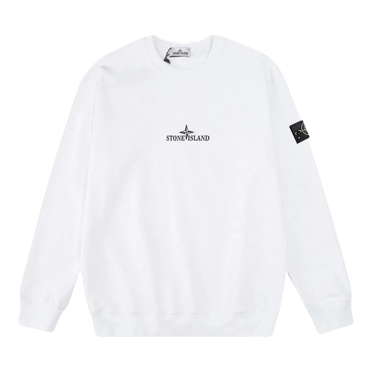 Stone Island White Sweatshirt